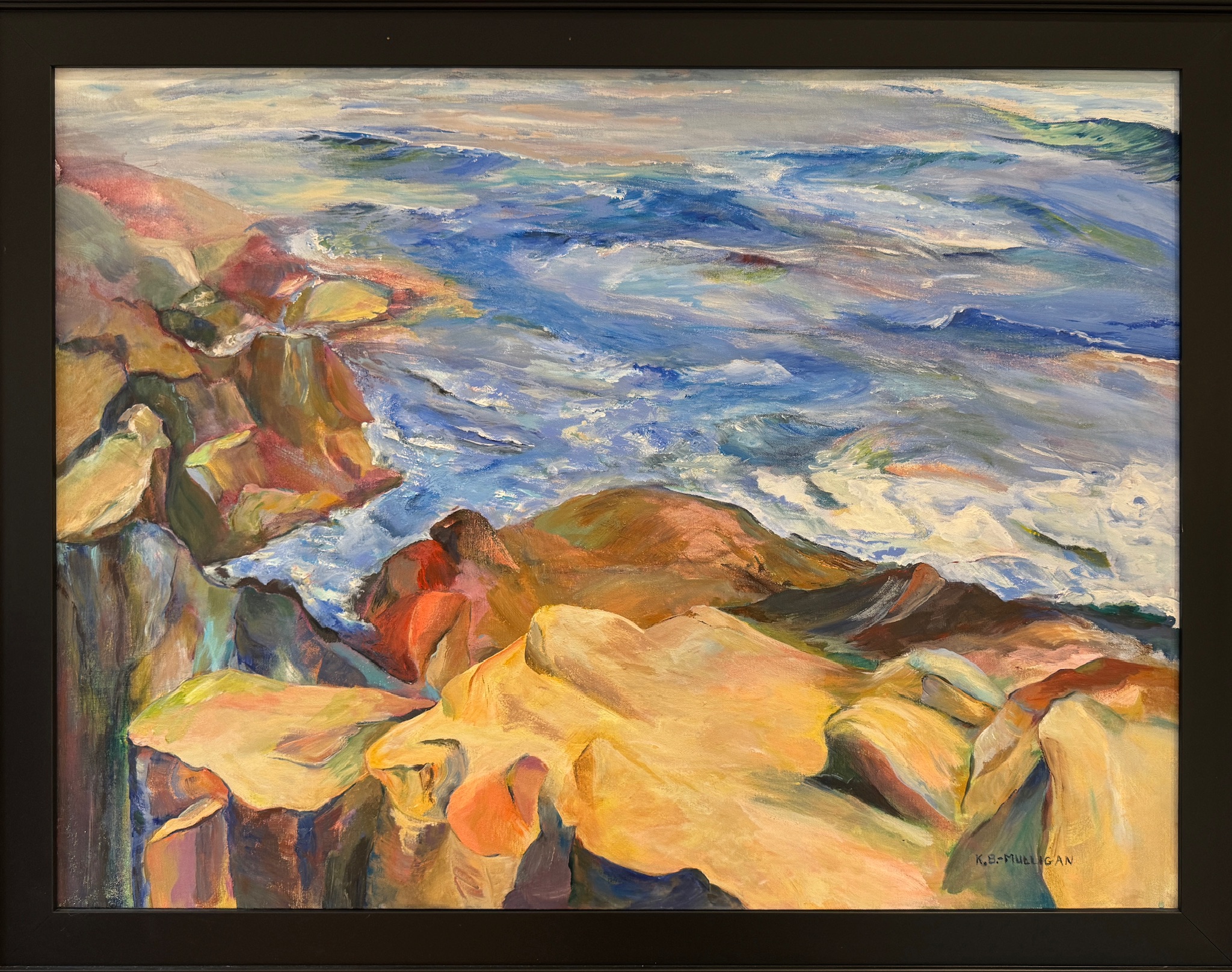 acrylic painting on canvas